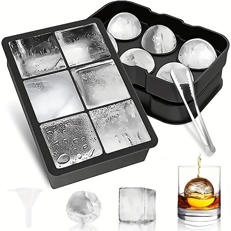 Diamond Rose Gun Shape Ice Cube Mold Silicone Cocktail Ice Maker Tray