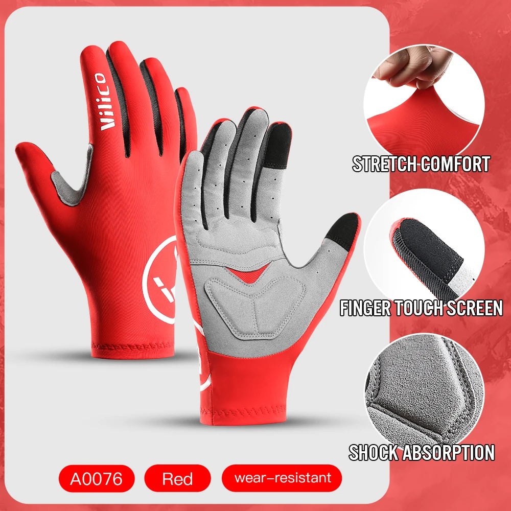 Half Finger Cycling Gloves Anti Slip MTB Road Bike Breathable