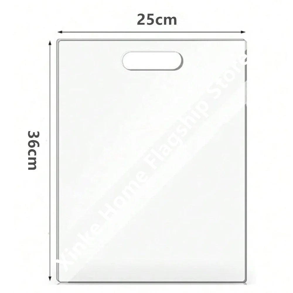 Clear Acrylic Cutting Board Anti-Slip Kitchen Board