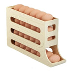 4 Layer Rolling Egg Dispenser Fridge Organizer