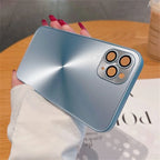 Laser Aurora Matte CD Case for iPhone 11 12 13 14 15 16 Pro Max