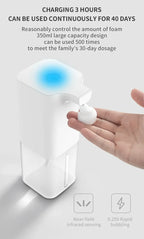 Automatic Soap Dispenser USB Rechargeable Infrared Foam Sensor