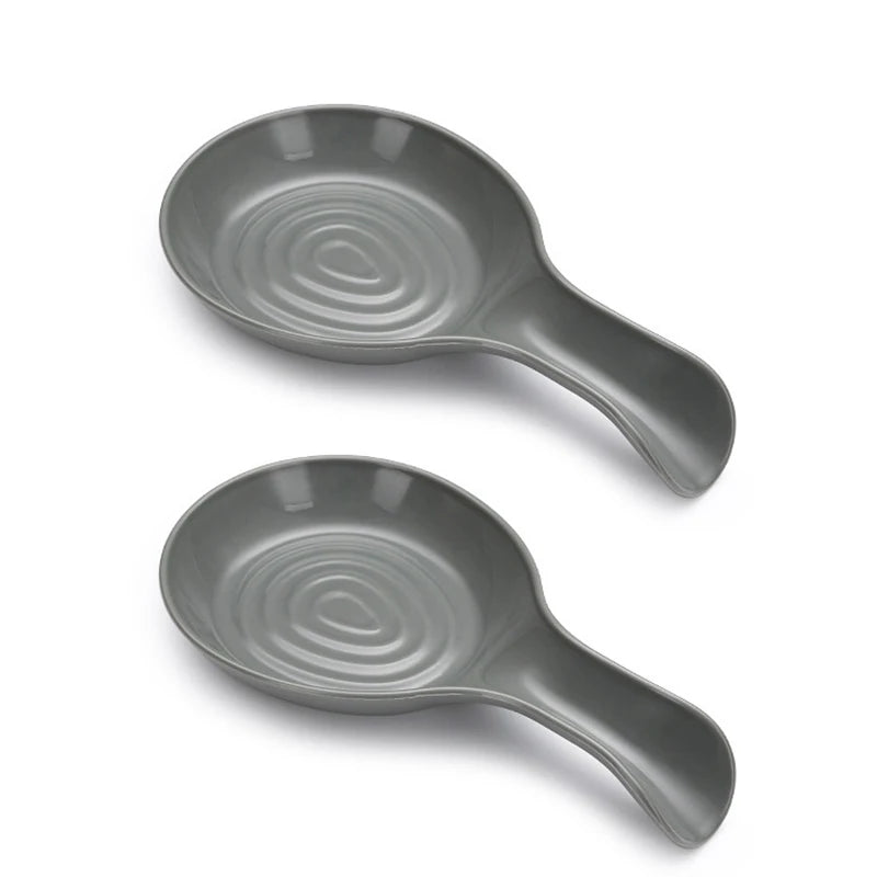 Large Ceramic Spoon Rest Heat-Resistant Holder