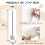 3-in-1 Silicone Bottle Cleaning Brush Long Handle