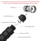 Ball Bearing Speed Jump Rope Foam Handle Tangle-Free Fitness
