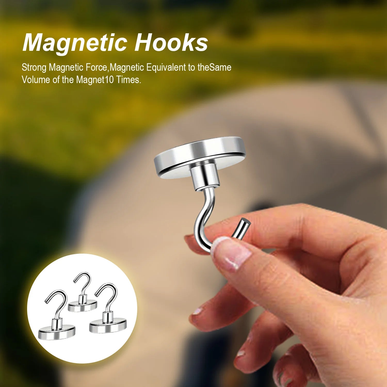 Magnetic Hooks  Strong Kitchen Organizer