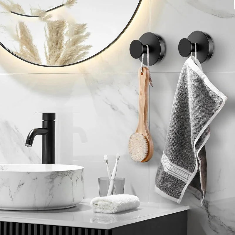 Stainless Steel Suction Cup Hook Reusable Waterproof Wall Hook