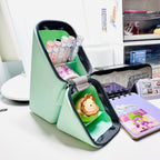 Silicone Pencil Case Large Capacity Gradient Stationery Organizer