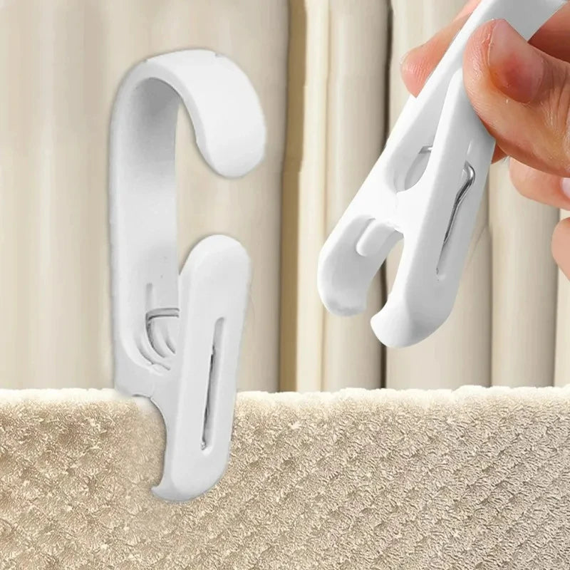 10Pcs Multifunctional Clip Hooks Hanging Storage Clips for Home