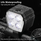 2-in-1 Bicycle Headlight & Horn Rechargeable Bike Light
