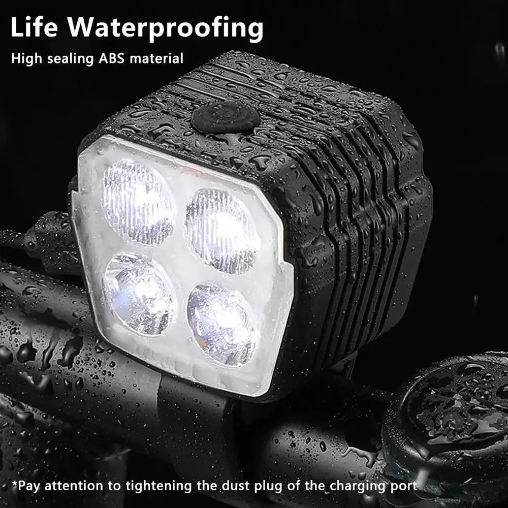 2-in-1 Bicycle Headlight & Horn Rechargeable Bike Light