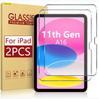 Screen protector for 11th generation iPad with packaging on a white background