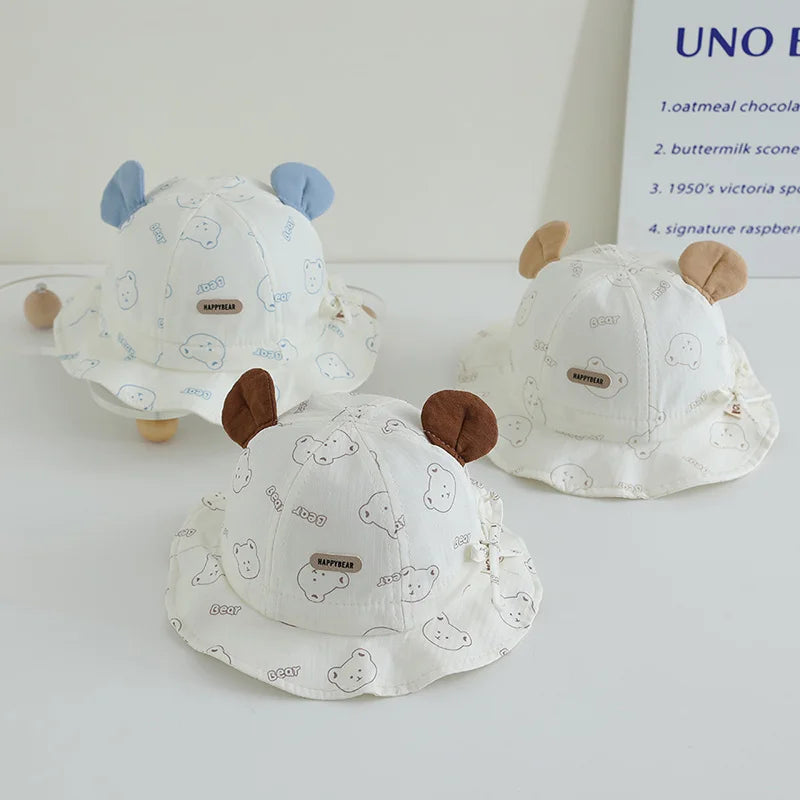 Cartoon Baby Fisherman Hat UK Infant Sun Cap 3–12 Months