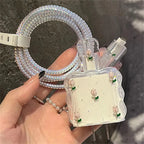Cute Tulip Fast Charger Protector for iPhone 18W-20W
