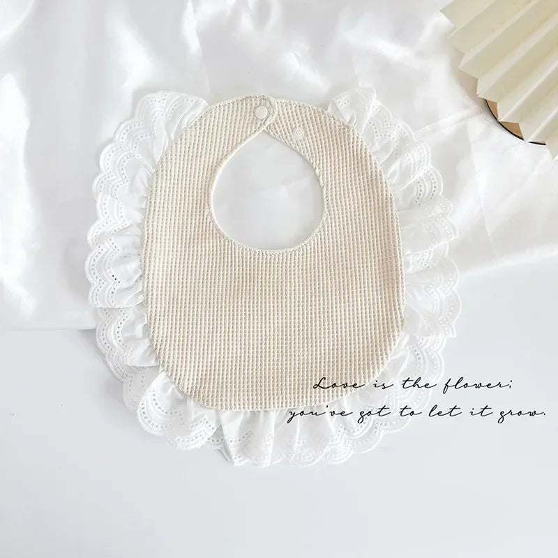 INS Style Baby Cotton Bibs Waterproof Drool Scarf Feeding Bib