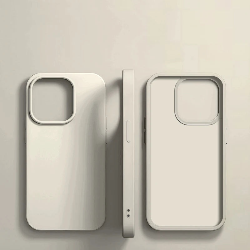 Luxury Liquid Silicone Shockproof Case for iPhone 11-16 Pro Max
