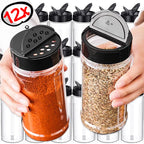 Plastic Spice Jars with Shaker Lids