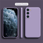 Luxury Liquid Silicone Case for Samsung Galaxy S20 S21 S22 S23 S24 S25