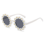 Kids Flower Sunglasses | Cute Daisy Round Shades for Children