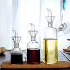 High Borosilicate Glass Oil Pot Leakproof Oil & Vinegar Dispenser Bottle