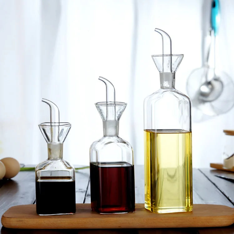 High Borosilicate Glass Oil Pot Leakproof Oil & Vinegar Dispenser Bottle Main image