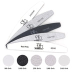 5Pcs Nail File Set Professional Grit Manicure Buffer Kit