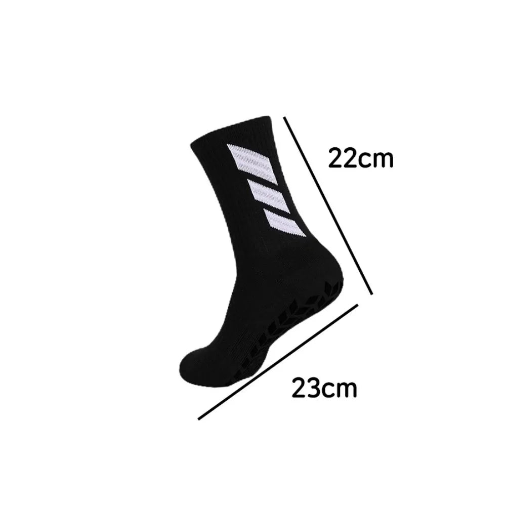 Non Slip Football Socks Men Anti Grip Training Sports 1 Pair