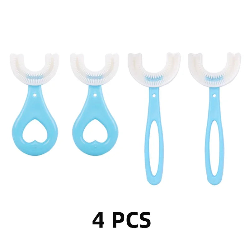 Baby 360° U Shape Toothbrush Soft Silicone Kids Teeth Brush