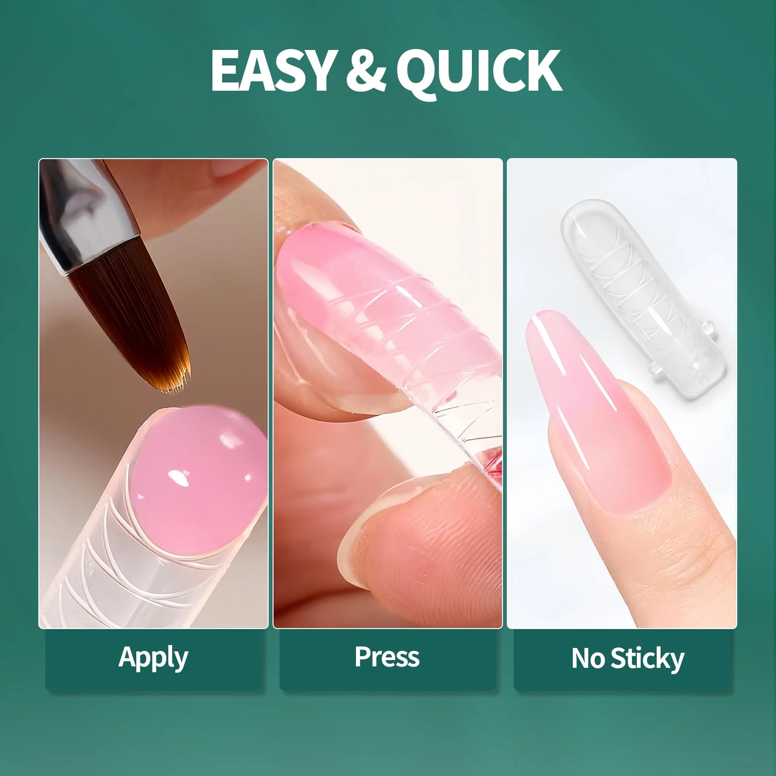 Nailpop Dual Forms Reusable Nail Extension Molds with Scale Design