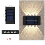 Waterproof Solar LED Outdoor Wall Light for Garden & Street Decor