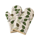 Thickened Cotton Oven Mitts – Heat Resistant Baking Gloves (1 Pair)
