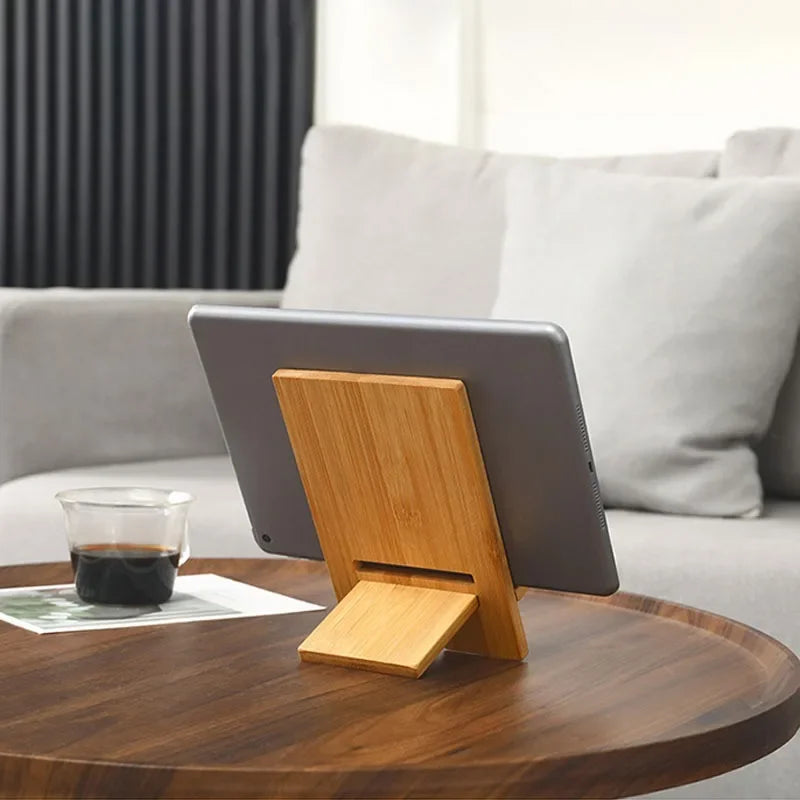Adjustable Wooden Desktop Phone Stand
