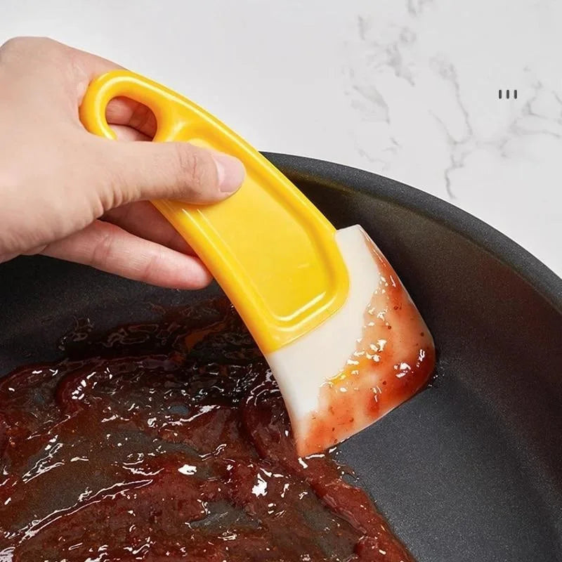 Kitchen Cleaning Spatula Scraper Soft Blade Pot & Pan Cleaning Tool