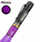 365nm UV LED Flashlight Mini Pen Black Light Torch