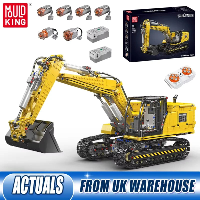 Excavator Toy | Mould King Building Block Engineering Truck Set