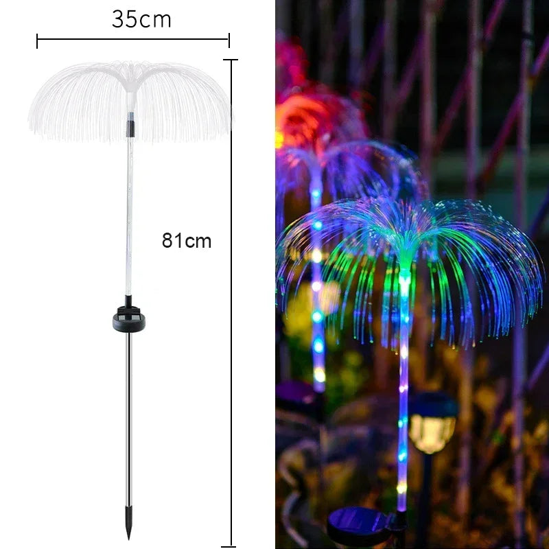Solar Jellyfish Garden Lights for Outdoor Pathway & Yard Decor