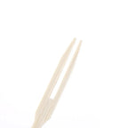 100PCS Bamboo Disposable Fruit Fork Set Wooden Dessert Party Forks