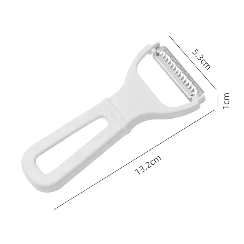 Manual Vegetable Grater & Julienne Peeler – Stainless Steel Cutter Tool