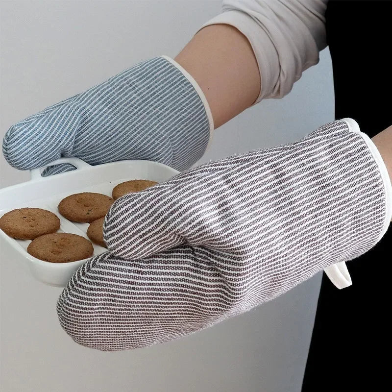 Japanese Heat-Resistant Oven Mitts – Nordic Kitchen Baking Gloves
