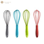 6 Inch Silicone Egg Beater Mini Manual Whisk for Baking & Cream Mixing