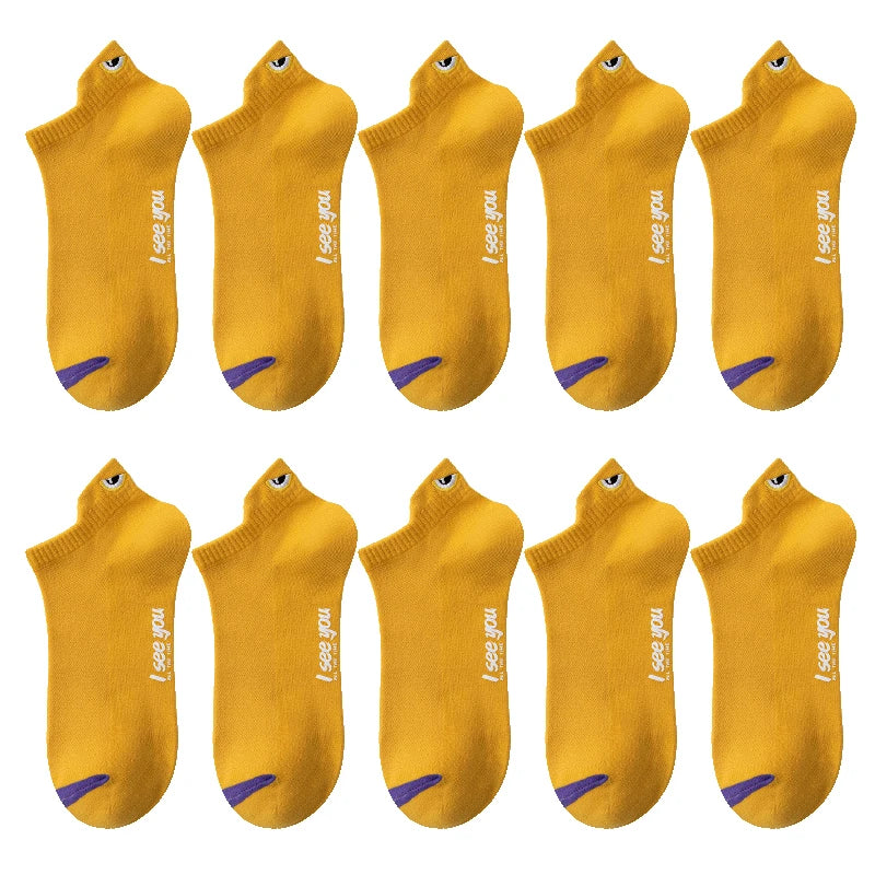 Ankle Socks Men Women Breathable Low Cut Casual Summer 5 - 10 Pairs