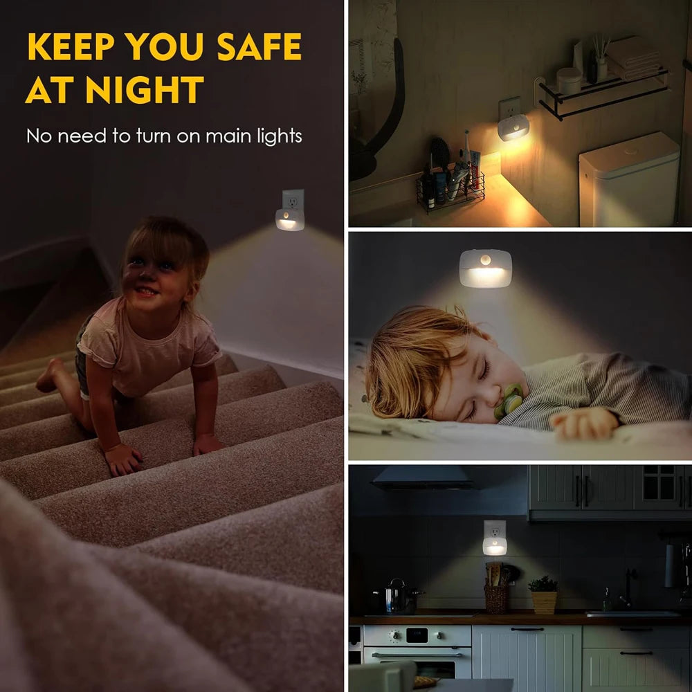 LED Night Light with Dimmer for Baby & Bedroom Lighting