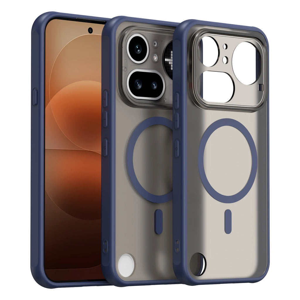 Matte Clear Magnetic Case for Nothing Phone 4A Pro 3A Pro 3A Lite