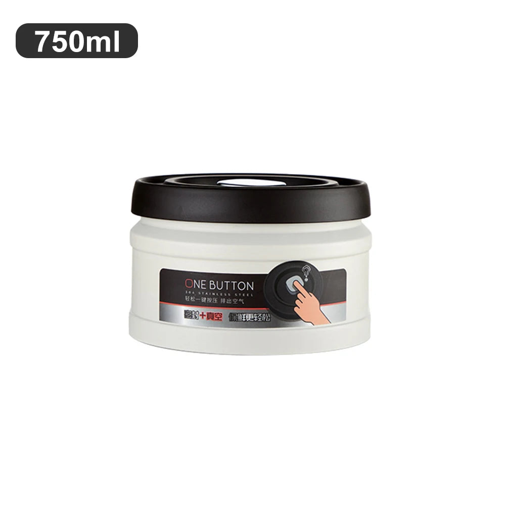 Vacuum Coffee Bean Storage Canister