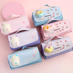 3D Kawaii Pencil Case Cute Waterproof Decompression Pen Pouch
