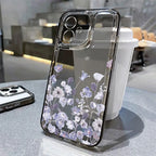 Flower Phone Case For iPhone 16 13 15 11 12 14 17 Pro Max Air 16E XS XR 7 8 SE Shockproof