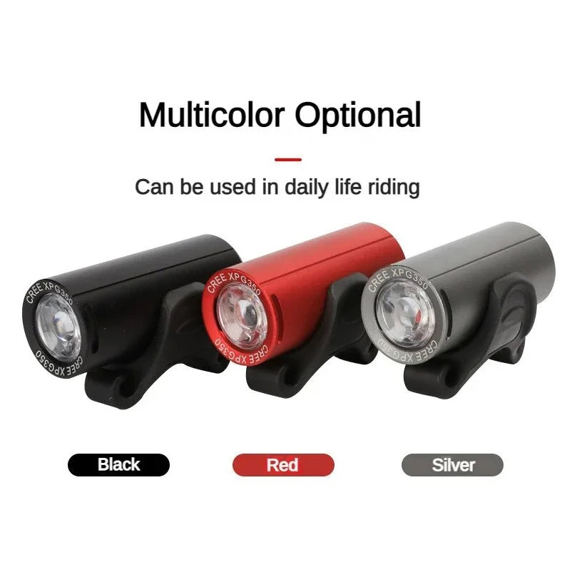 XPG LED Bike Light USB Rechargeable Waterproof Headlight
