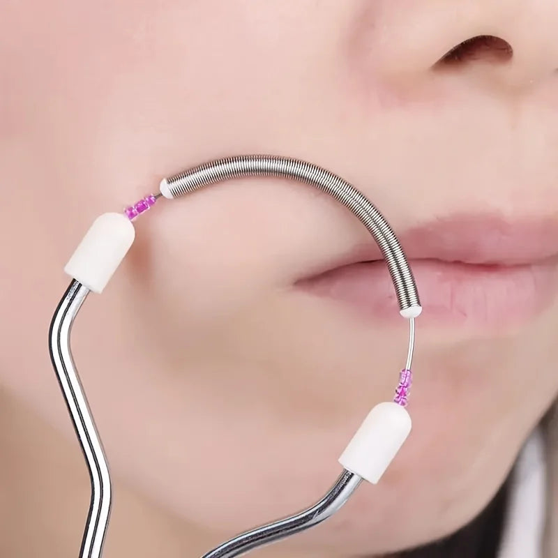 Spring Roller Facial Epilator Women Upper Lip Chin Hair Remover