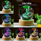 3D Hummingbird Crystal Ball LED Decorative Gift Lamp