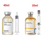 collagen peptide serum bottle highlighting nourishing anti-ageing ingredients for daily facial hydration